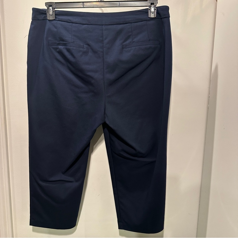 Investments Navy Stretch Capris - 18W - Picture 5 of 5